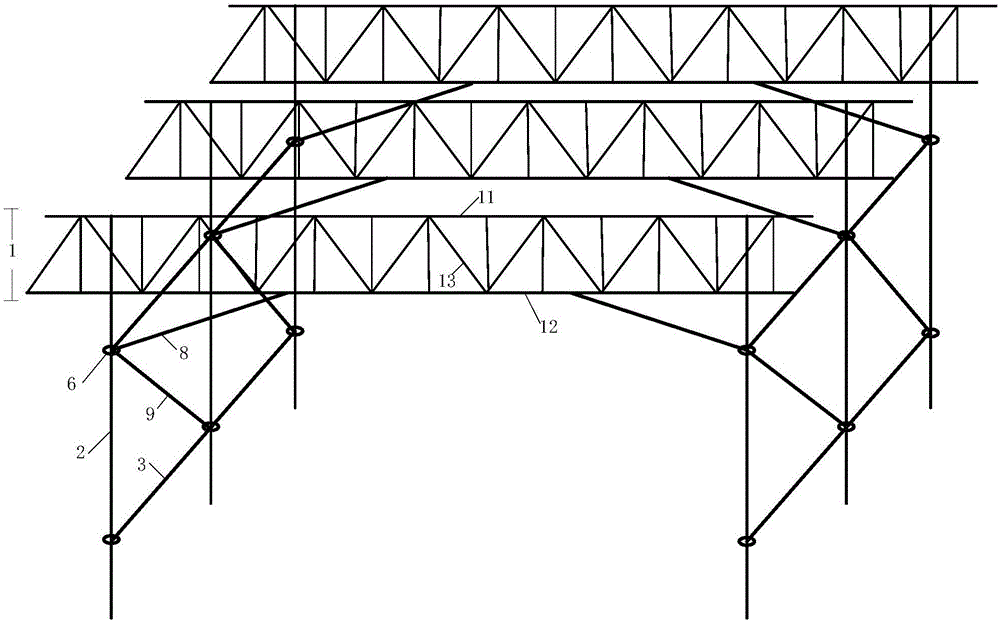 一种可调式桁架独立支撑系统的制作方法与工艺