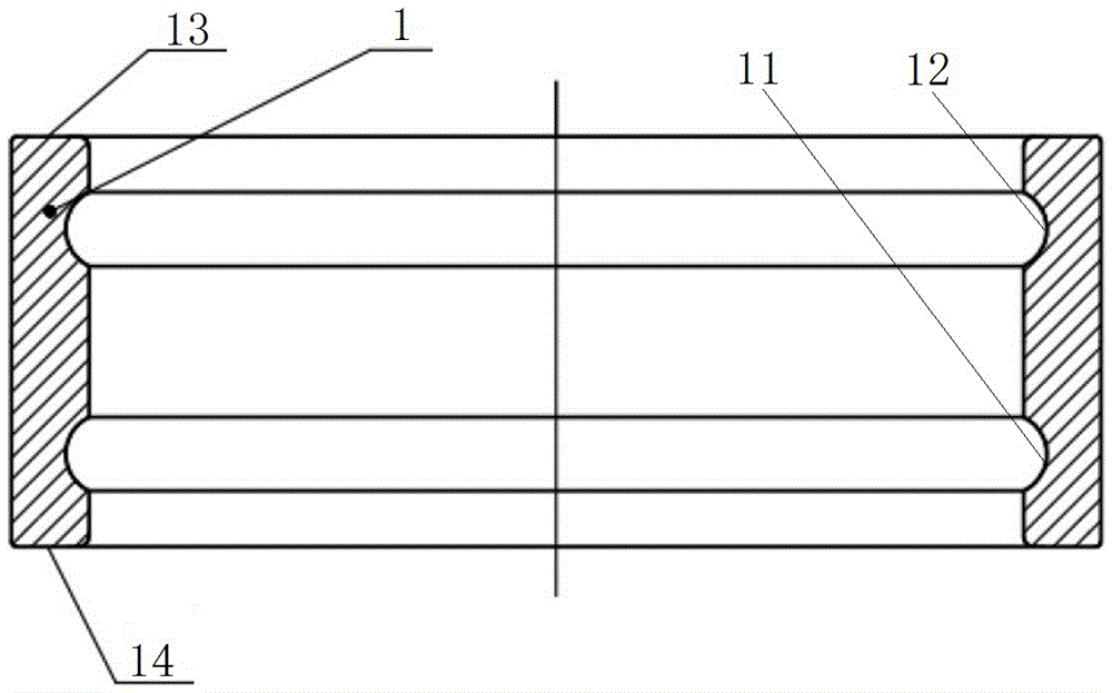 双沟道外圈串联式组配角接触球轴承及其组配方法与流程