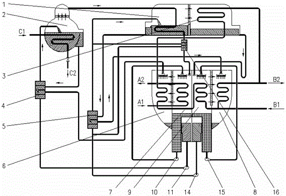二段独立复叠式双效溴化锂吸收式制冷热泵机组的制作方法与工艺