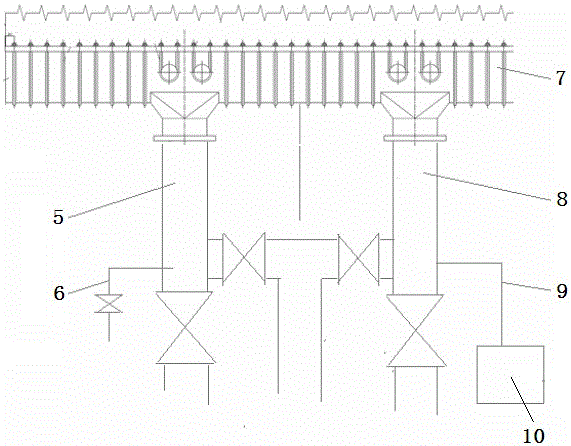 間接空冷島的冷卻三角熱交換器內(nèi)部臟污及腐蝕程度監(jiān)視清洗裝置和優(yōu)化運(yùn)行方法與流程