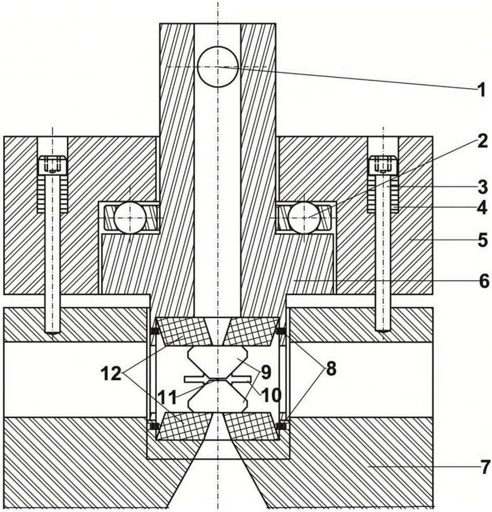 小型旋转式金刚石对顶砧压机装置的制作方法
