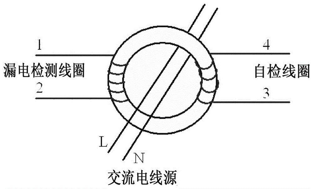 一種交流電的漏電檢測(cè)電路及檢測(cè)方法與流程