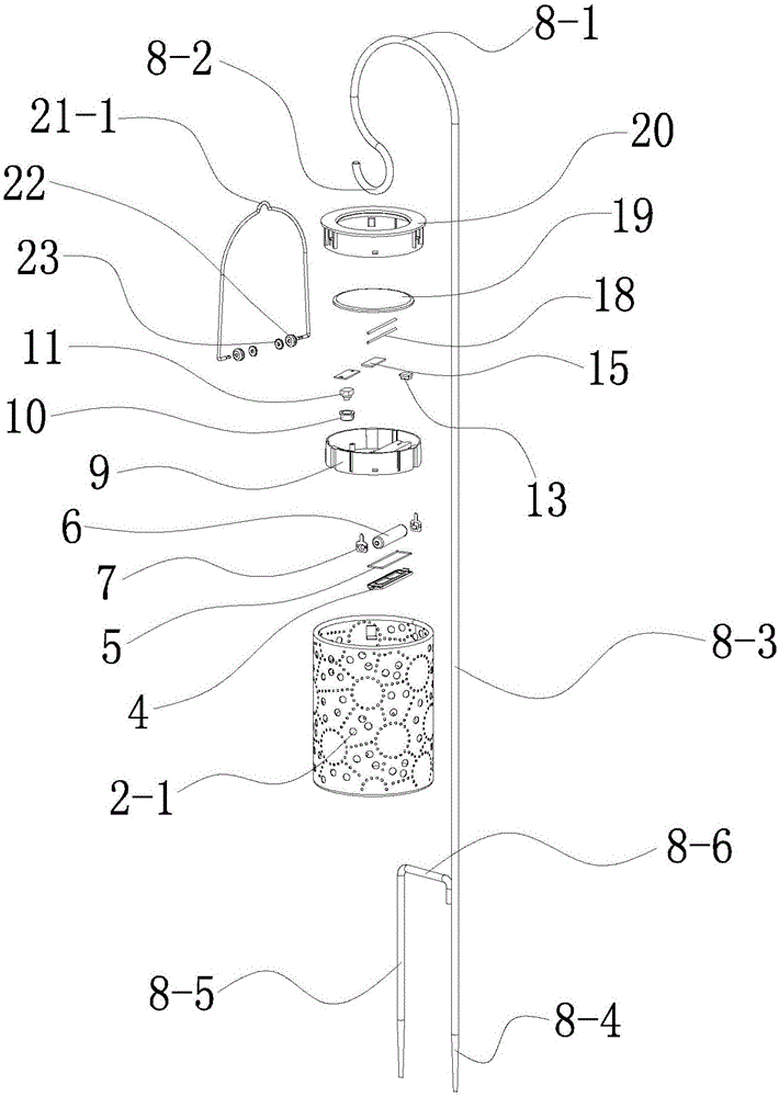 太陽(yáng)能地插燈的制作方法與工藝