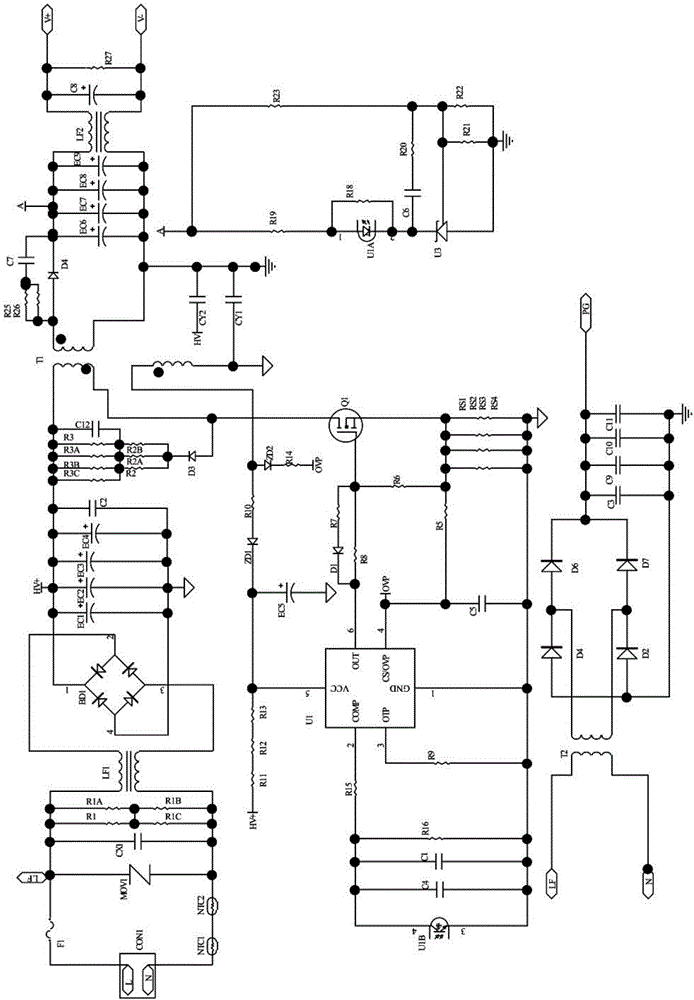 一种交流电网电压突变的硬盘保护电路的制作方法与工艺