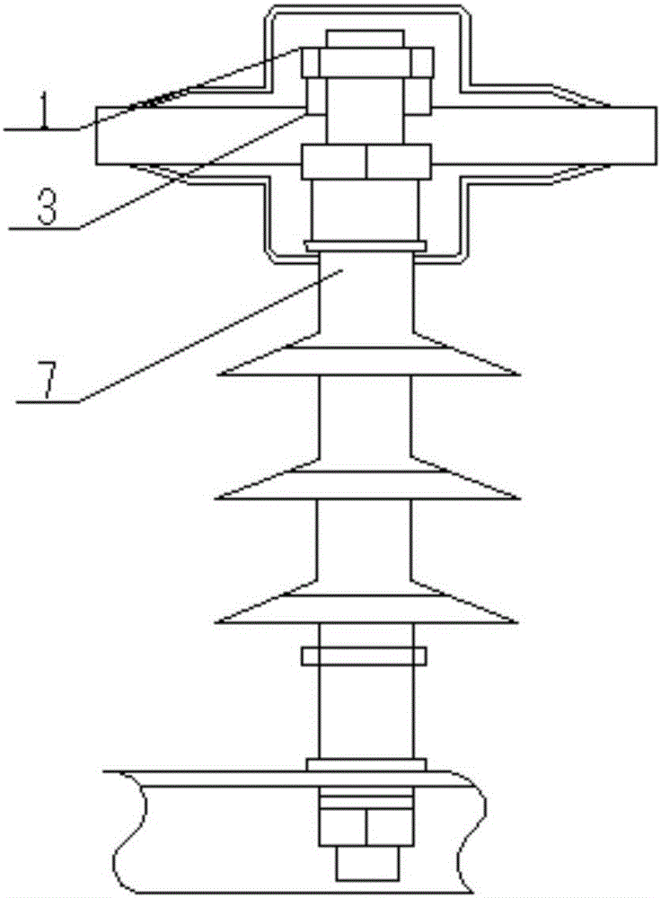 一种防雷支柱绝缘子结构的制作方法