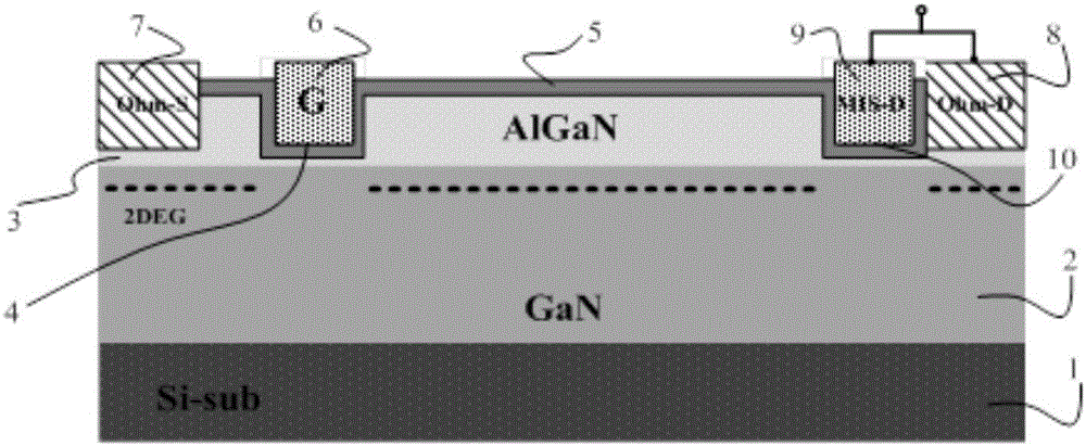 一种逆阻型氮化镓高电子迁移率晶体管的制作方法与工艺