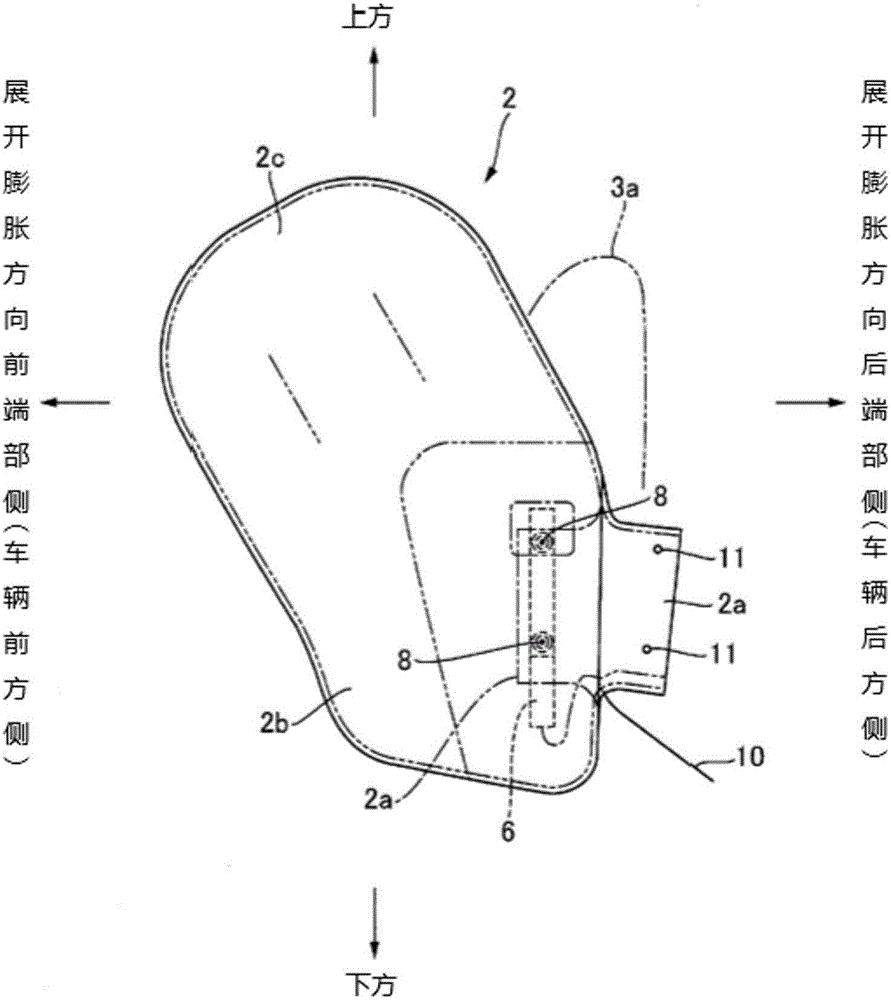 车辆用侧边安全气囊装置的制作方法