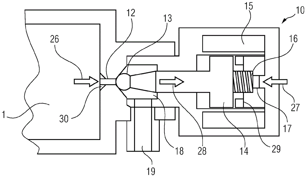 用于機(jī)動(dòng)車輛燃料噴射系統(tǒng)的蓄壓器裝置，及用于操作所述類型的蓄壓器裝置的方法與流程