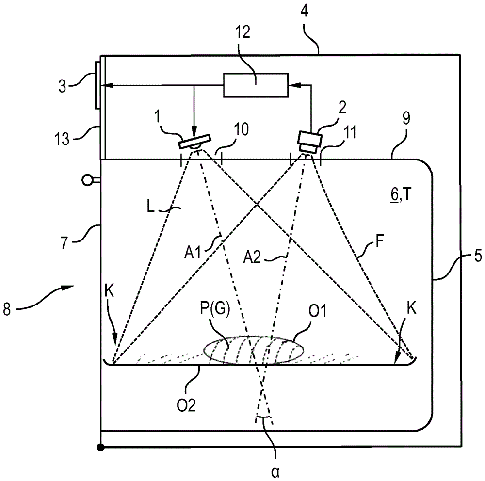 具有光图投影仪和照相机的烹饪炊具的制作方法与工艺