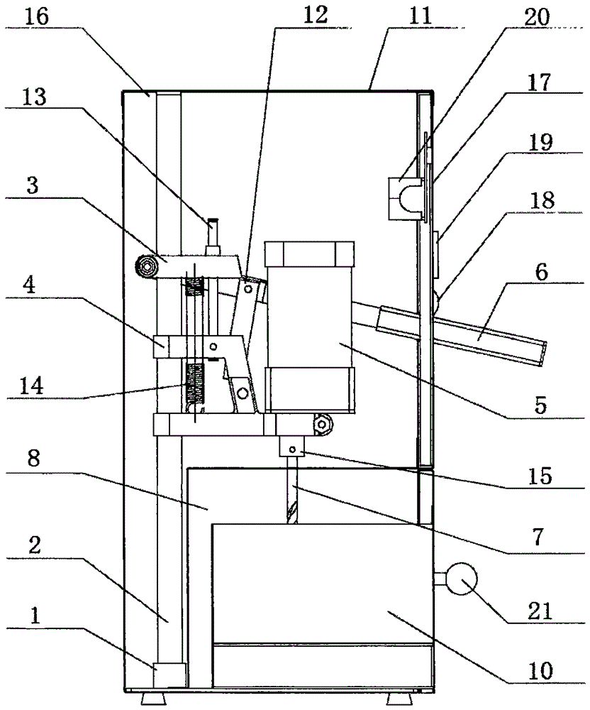 椰子开孔机的制作方法与工艺