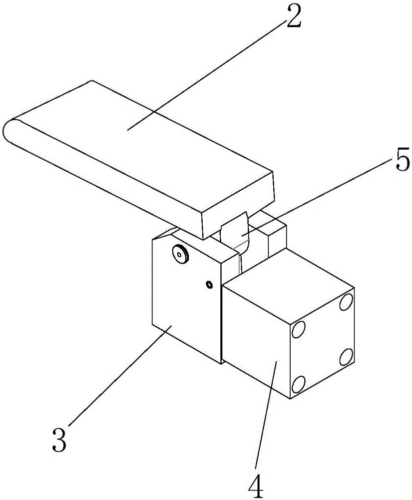 一种门面门框开槽机的工件压紧装置的制作方法