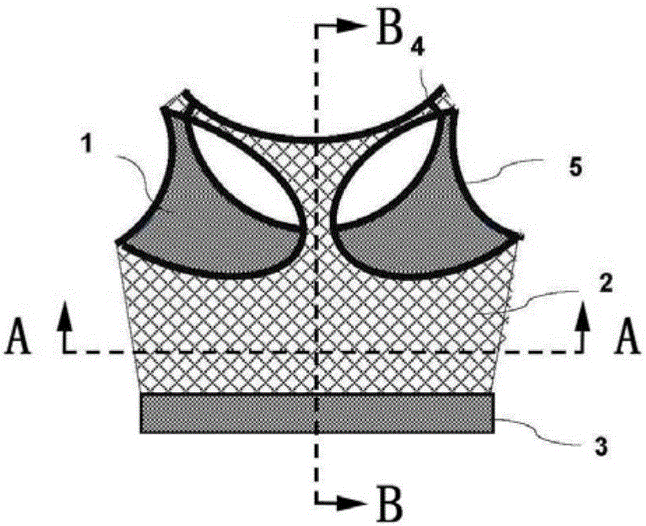 一种无缝双层网状透气针织结构及无缝运动型内衣的制作方法与工艺