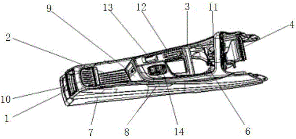 一種新型汽車前排中控臺的制作方法與工藝