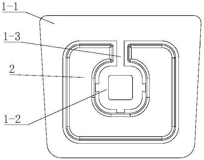 用于汽车通风盖板处的双料一体注塑式堵洞件的制作方法与工艺