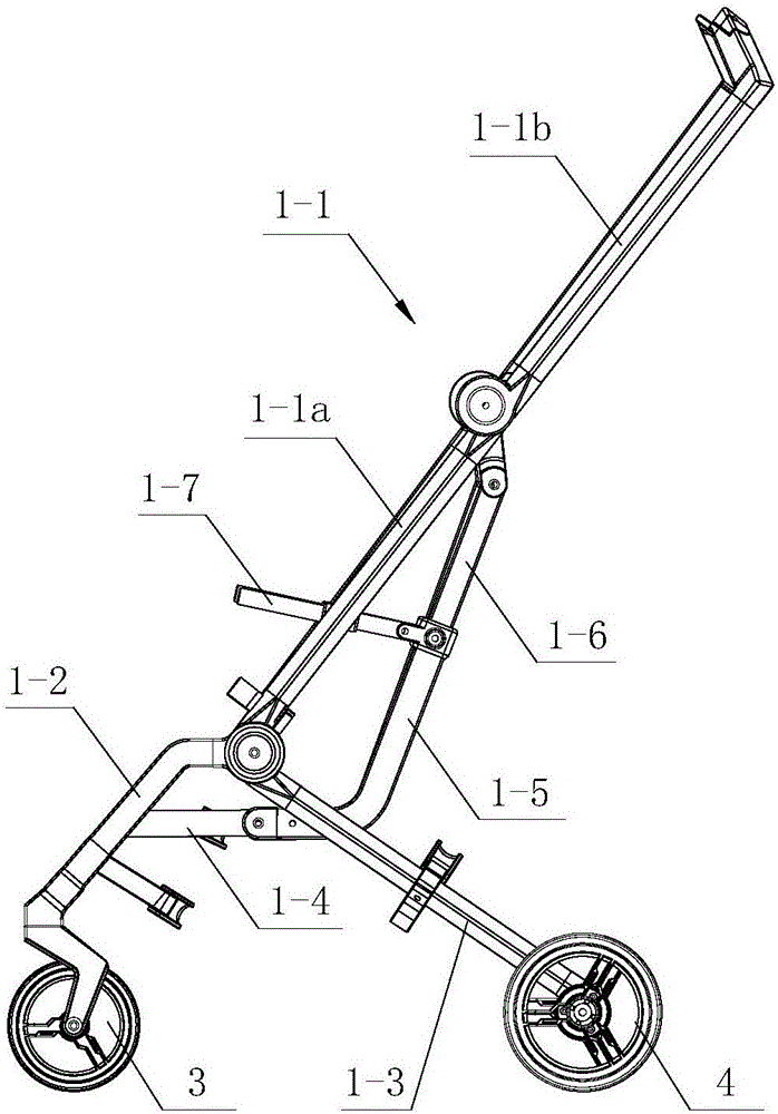 一種可雙向折疊的嬰兒推車車架的制作方法與工藝