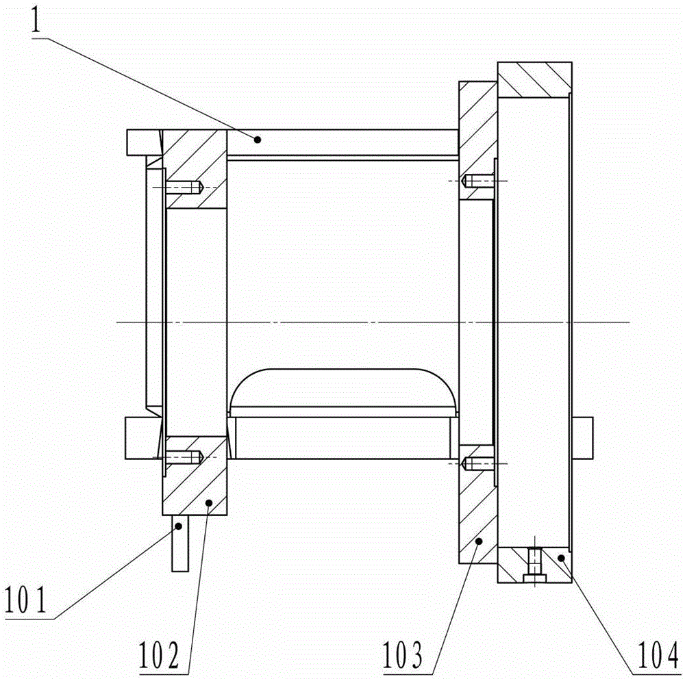 工程機(jī)械行走驅(qū)動系統(tǒng)固定結(jié)構(gòu)的制作方法與工藝