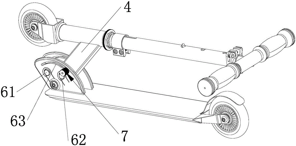 滑板车收折结构的制作方法