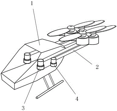 一种可折叠四轴飞行器的制作方法与工艺