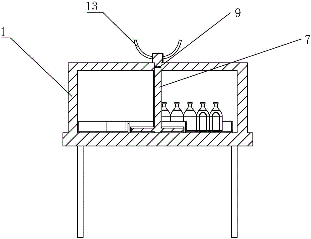 饮料输送线防护带的宽度调节装置的制作方法