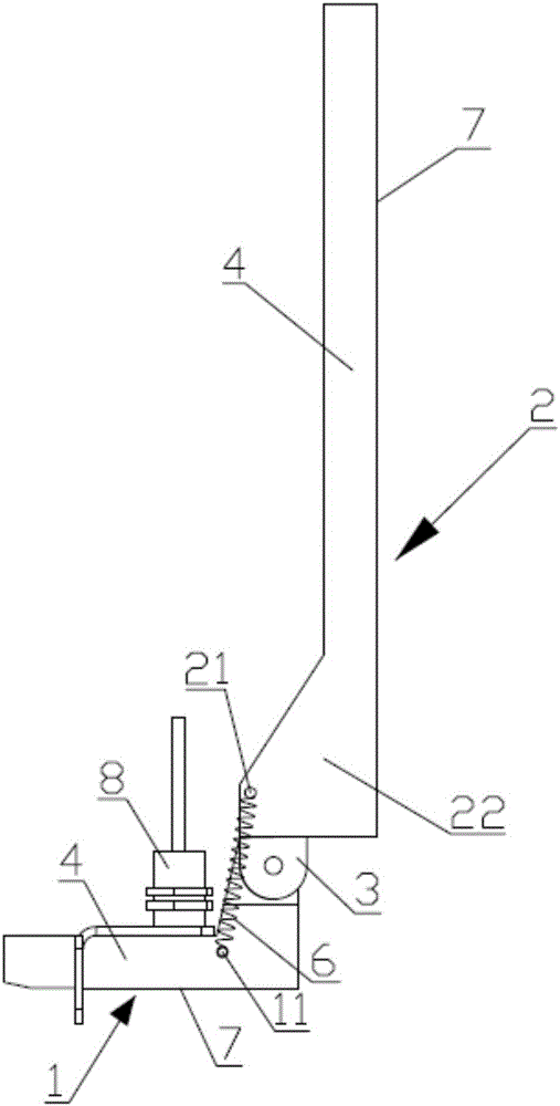 一種螺釘料道壓板裝置的制作方法