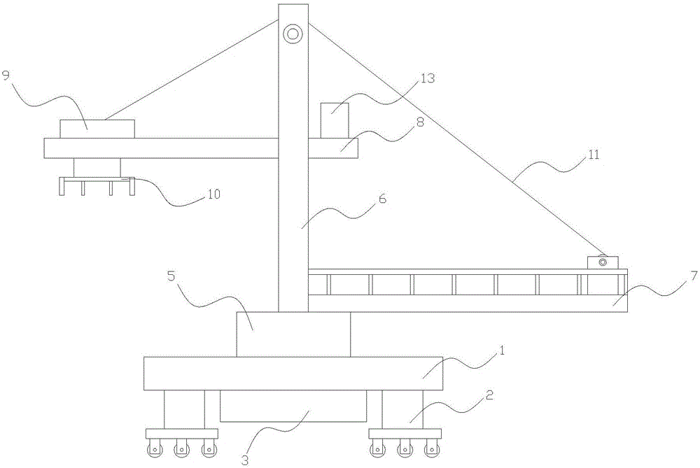 一種可移動(dòng)港口堆碼機(jī)的制作方法與工藝