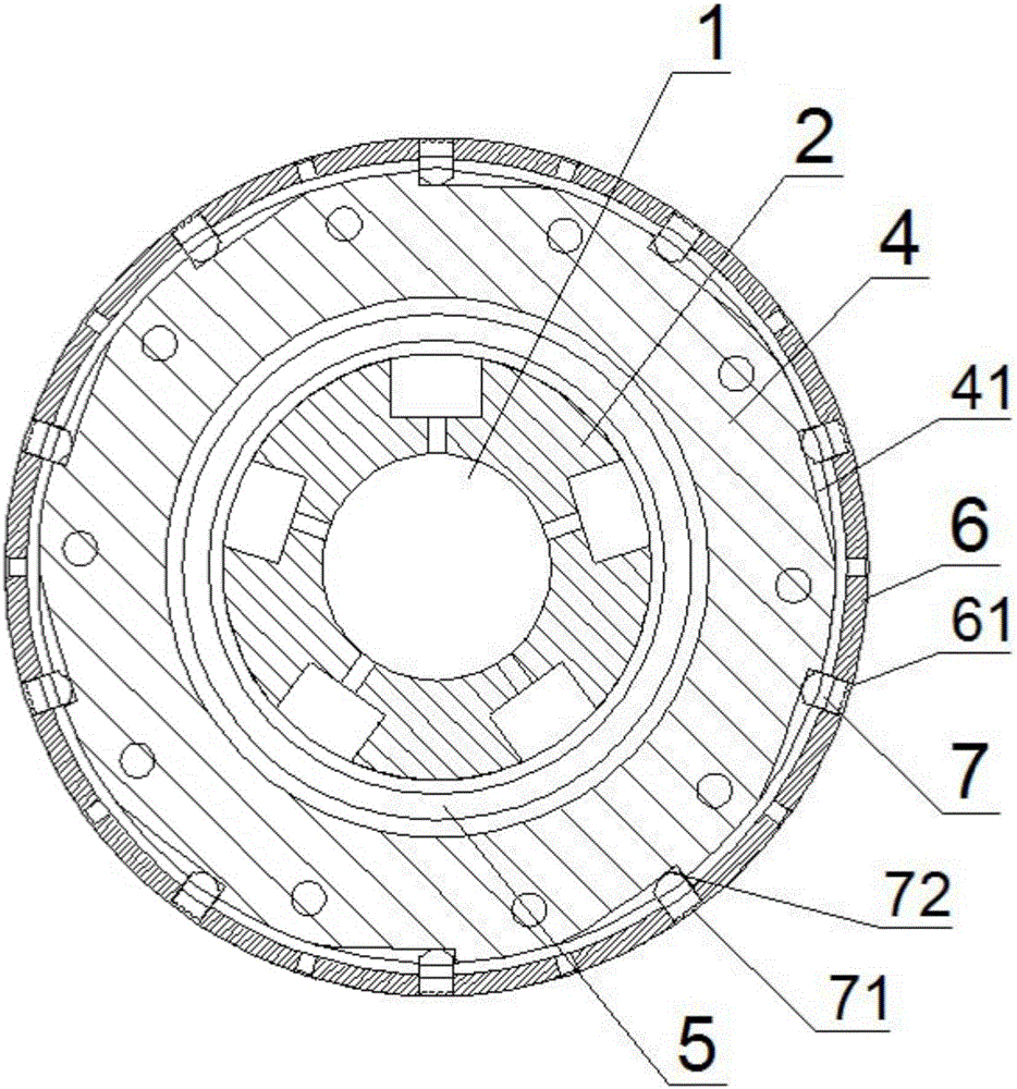 一種分條機(jī)用鍵條式中心氣壓滑差環(huán)結(jié)構(gòu)的制作方法與工藝