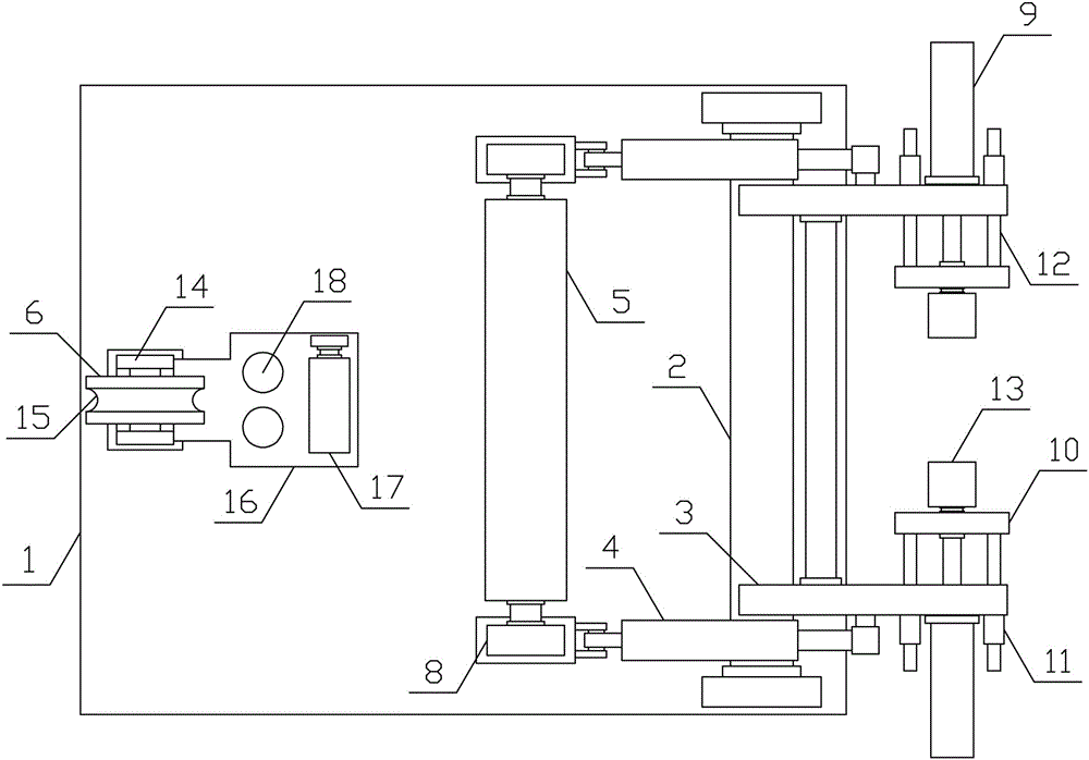 一种钢筋线盘抬升放线机构的制作方法与工艺