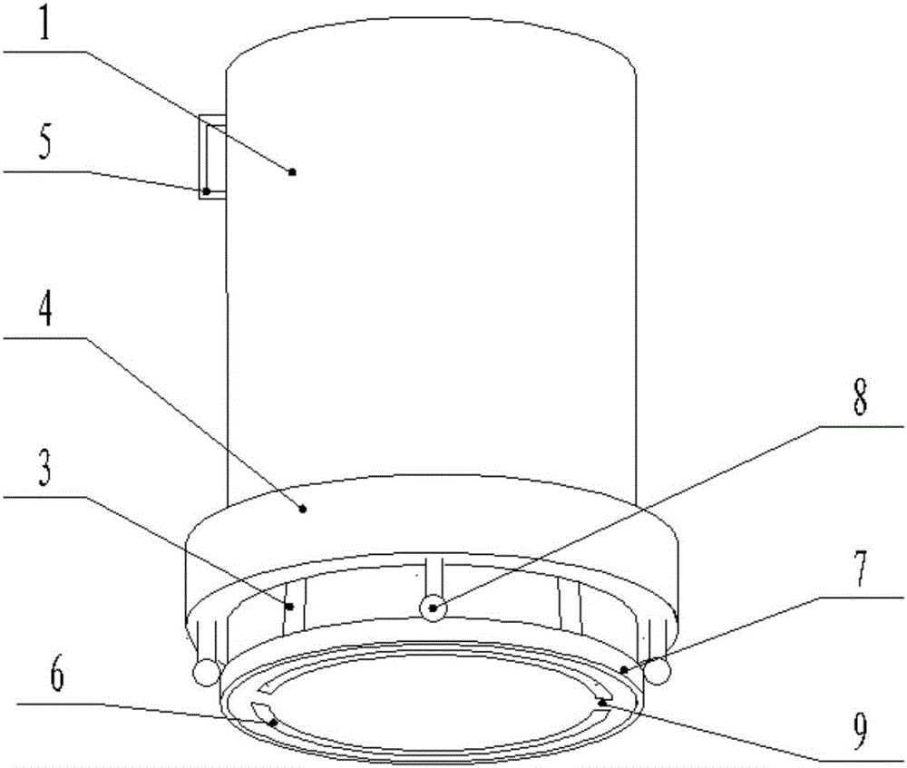 一种带底座的棉条桶装置的制作方法