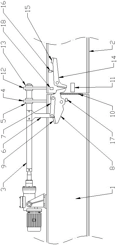 一種過軌起重機(jī)自動(dòng)過軌裝置的制作方法