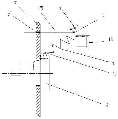 一种纺杯轴承润滑系统的油管防夹装置的制作方法