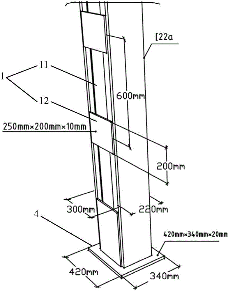 一種大跨度立柱拉索防護棚的制作方法與工藝