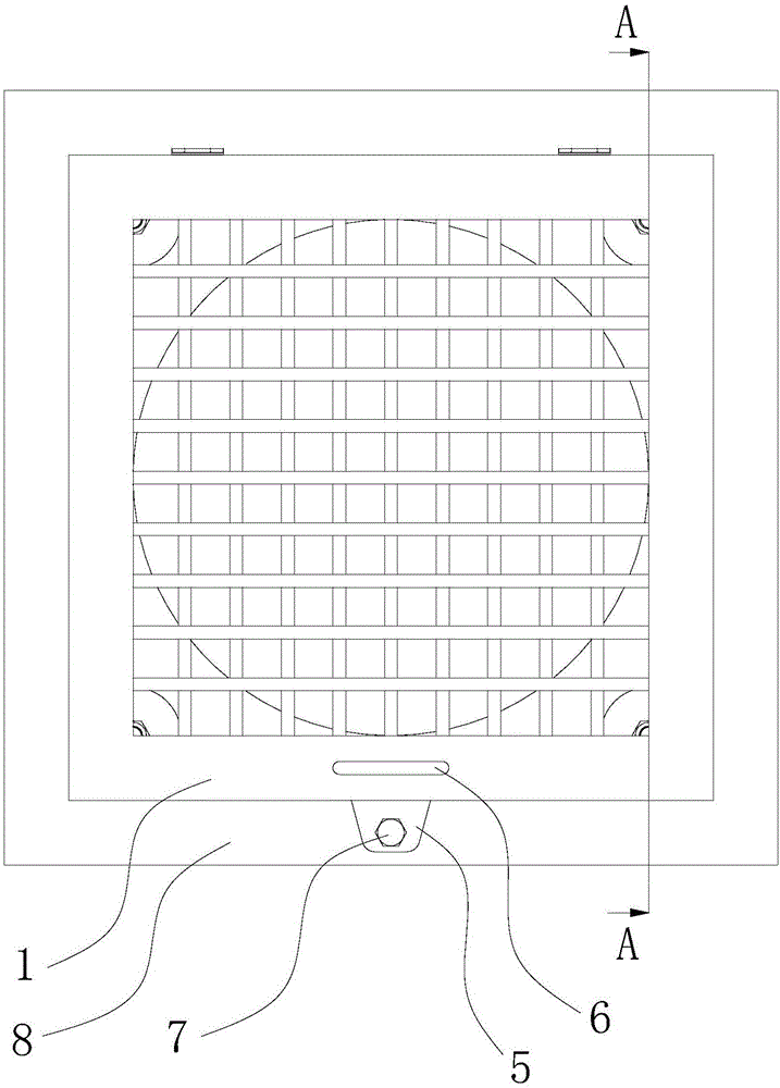 建筑物預(yù)留洞口安全防護(hù)裝置的制作方法