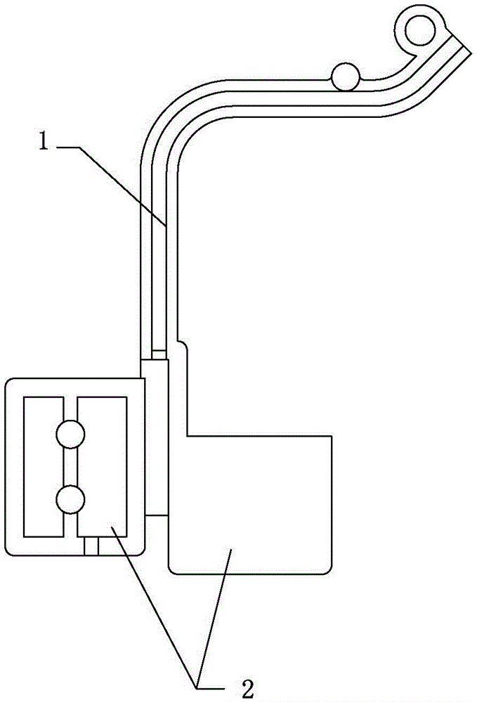 內(nèi)置于電子鎖體的線槽的制作方法與工藝