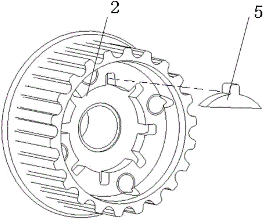 一种曲轴正时皮带轮和曲轴连接结构及发动机的制作方法与工艺