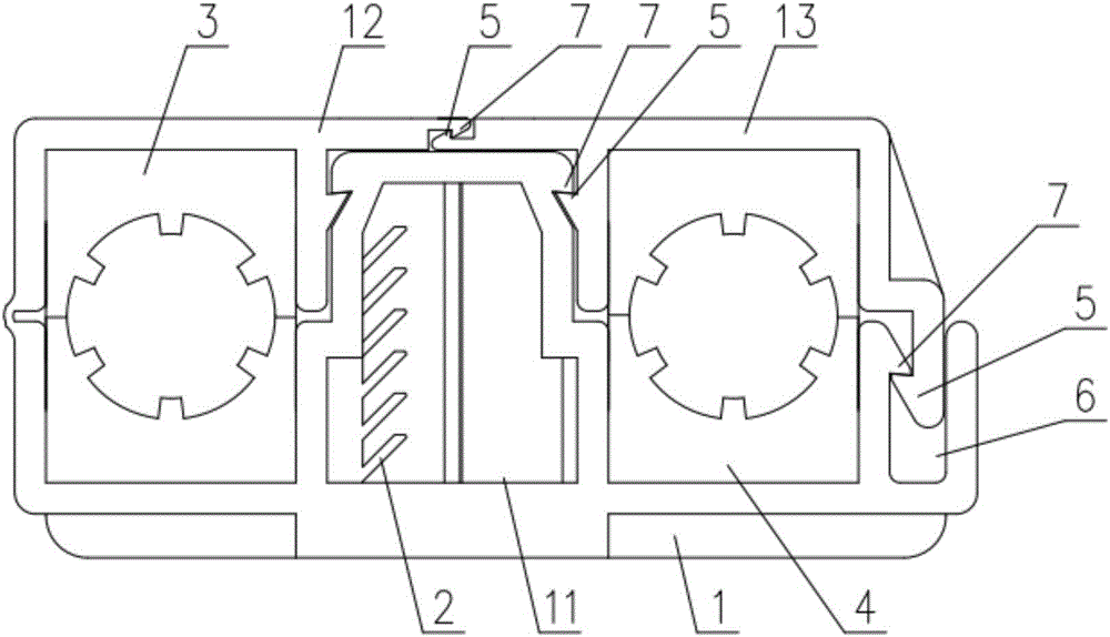 具有防止衬垫滑落功能的管夹的制作方法与工艺