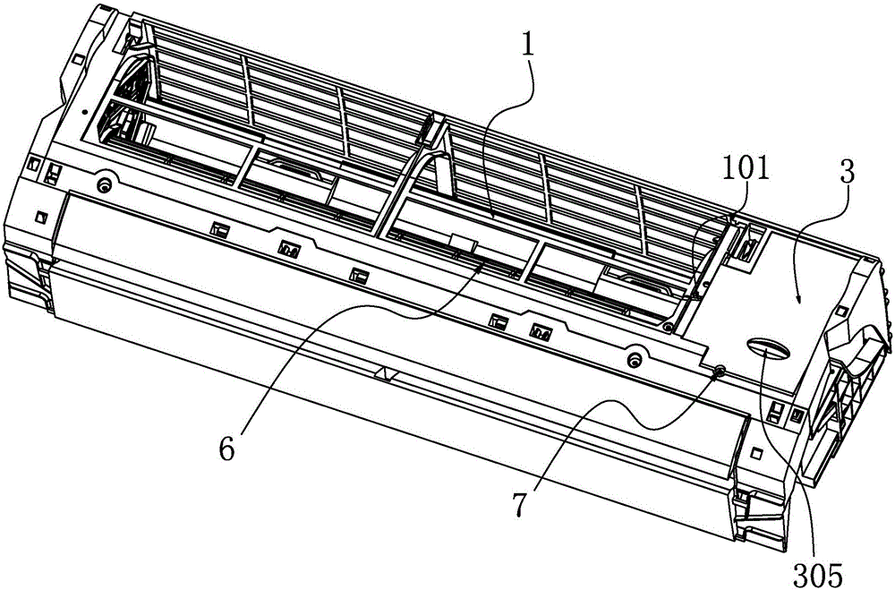 一種用于空調(diào)器室內(nèi)機(jī)的中框的制作方法與工藝