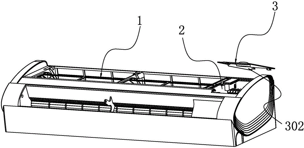 一種用于空調(diào)器室內(nèi)機的中框結(jié)構(gòu)的制作方法與工藝