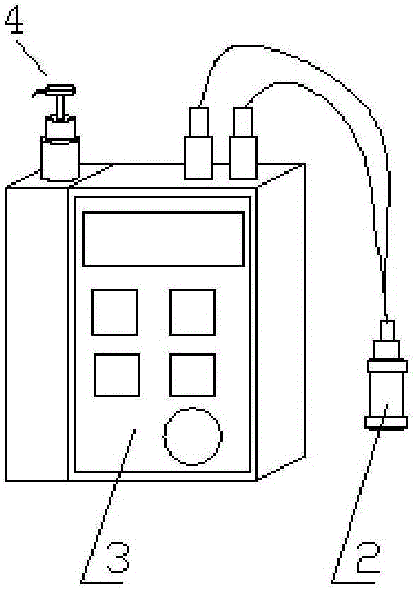 耦合劑存儲(chǔ)與主機(jī)一體式測(cè)厚儀的制作方法與工藝