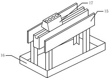 發(fā)動機(jī)缸體油道孔自動電解去毛刺裝置的制作方法