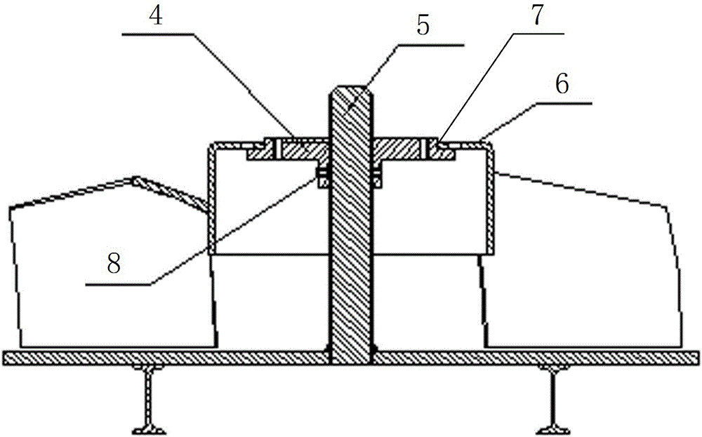 一种风机后导流叶片焊接定位装置的制作方法