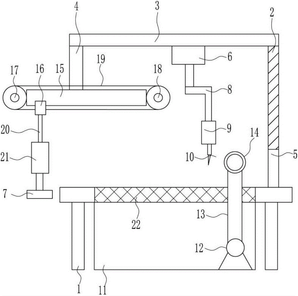 一种建筑用铁板钻孔装置的制作方法