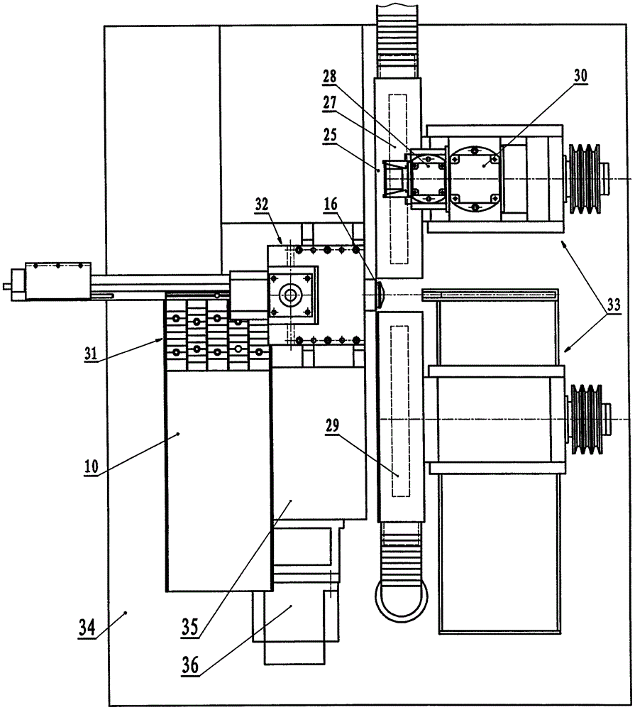 電樞軸自動(dòng)送料擺動(dòng)拋光機(jī)構(gòu)的制作方法與工藝