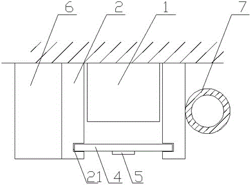 一種門(mén)禁機(jī)外機(jī)保護(hù)裝置的制作方法