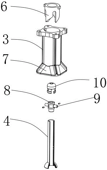 一种高杆灯挂钩连接结构的制作方法与工艺