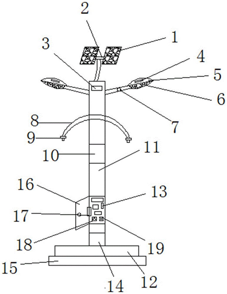 一种新型节能园林景观照明灯的制作方法与工艺