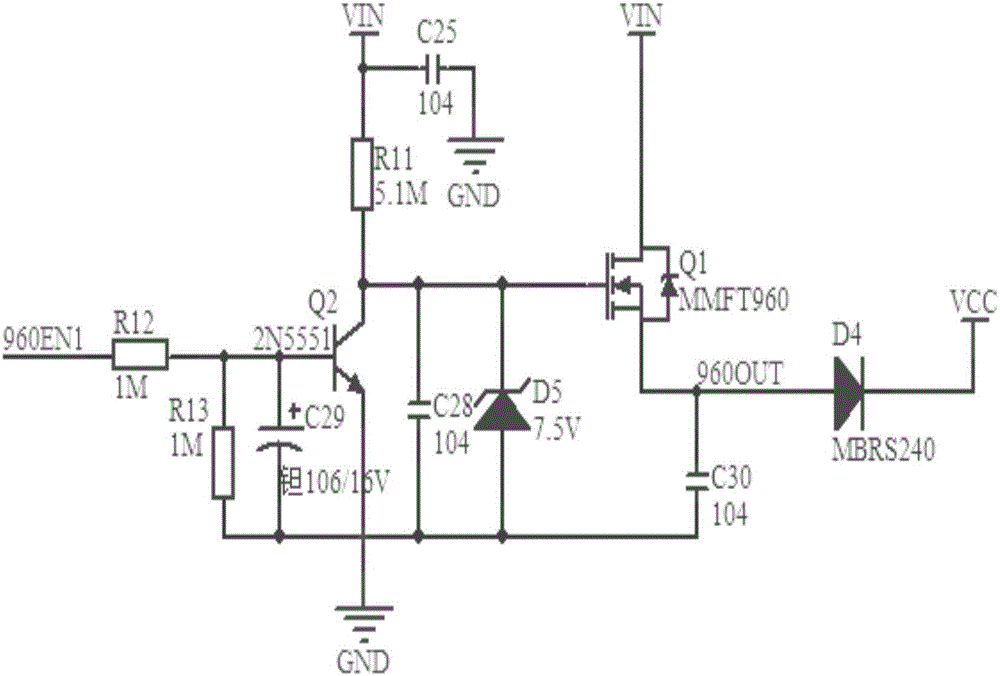 一種微功耗數據傳輸終端用供電電路的制作方法與工藝
