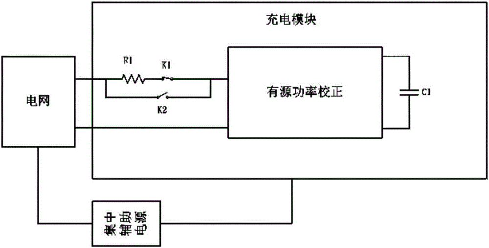 一種提高電動汽車直流充電系統(tǒng)待機功率因數(shù)的裝置的制作方法