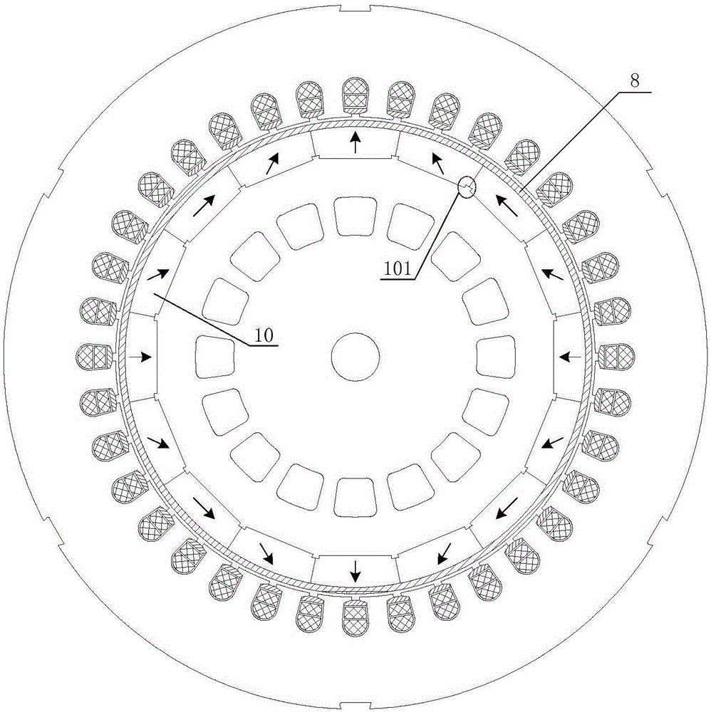 隱極并列轉(zhuǎn)子無(wú)刷混合勵(lì)磁發(fā)電機(jī)的制作方法與工藝