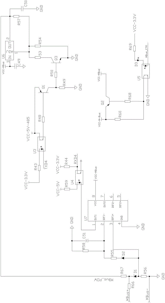 一種具有MBus總線接口電路的集中器的制作方法與工藝