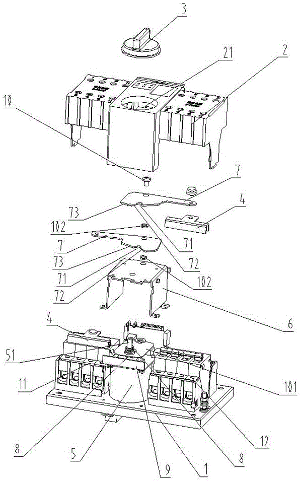 雙電源自動(dòng)轉(zhuǎn)換開(kāi)關(guān)電器的制作方法與工藝